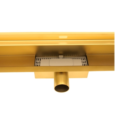 Odpływ liniowy ŚCIENNY 2w1 pod płytkę - 60 cm KOLOR ZŁOTY